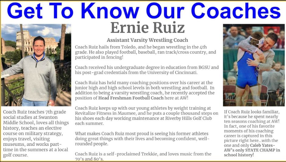 Get to know Ernie Ruiz flyer